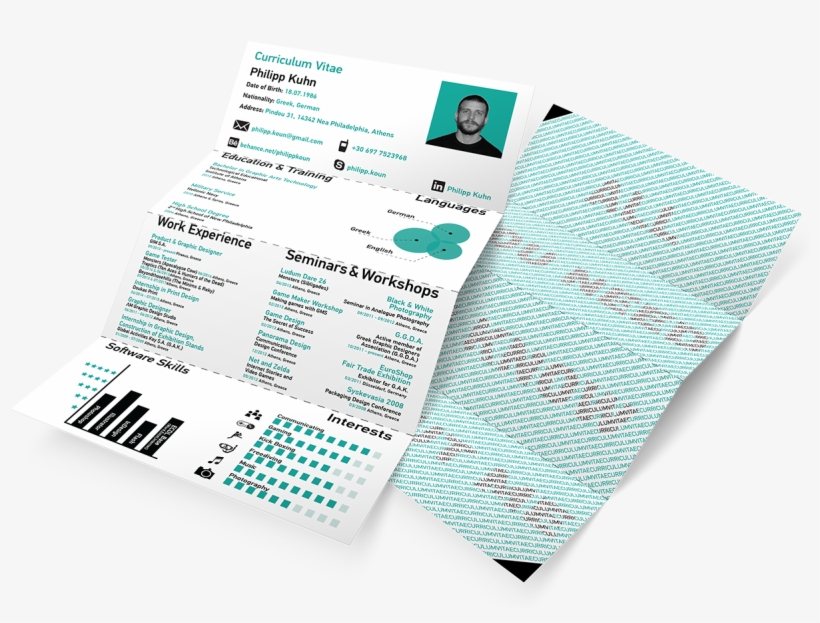 Cv - Brochure, transparent png