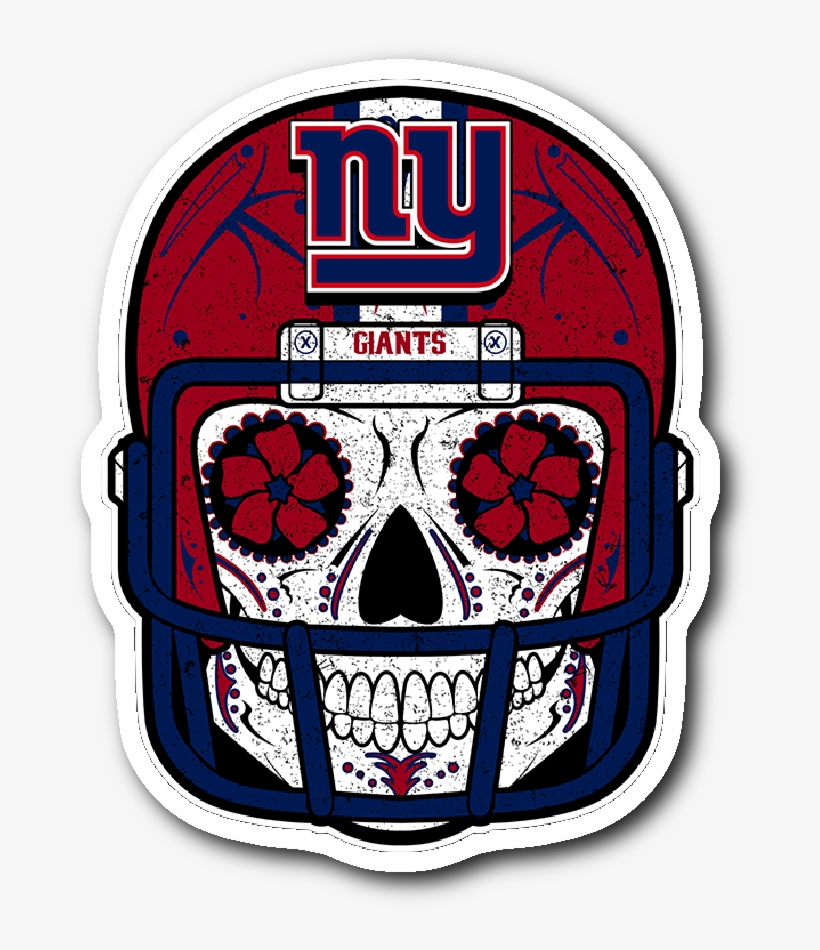 Custom New York Giants Sugar Skull Stickers - Florida Gators Sugar Skull, transparent png