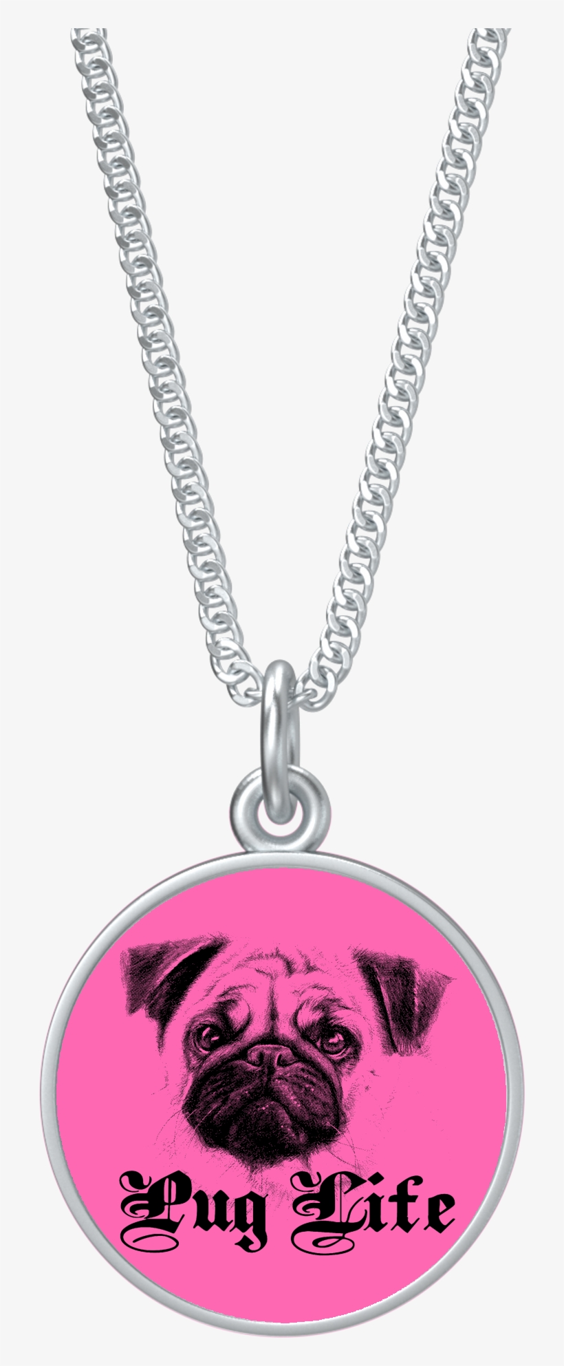 Beautiful Pug Life Necklace For Pug Dog Owners - Pug Life Pug Life Pug Life Flask, transparent png