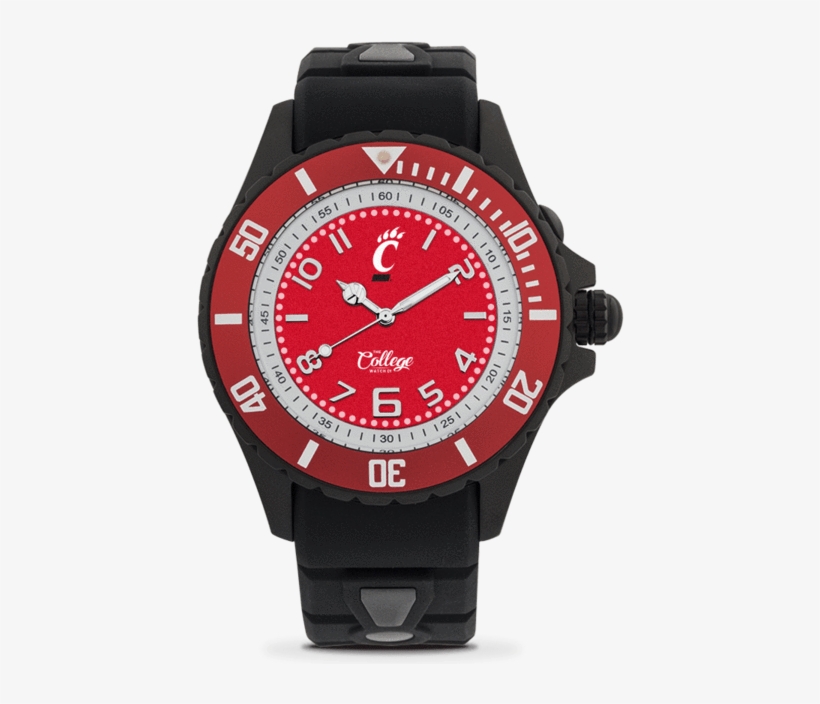 Cincinnati Bearcats Watch - Kyboe 2833311 Cincinnati Bearcats 40mm Stainless Steel, transparent png