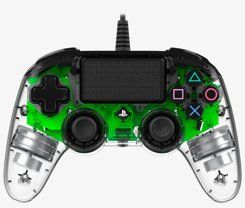 Compact Green Light V=1542933215 - Nacon Wired Controller Ps4, transparent png