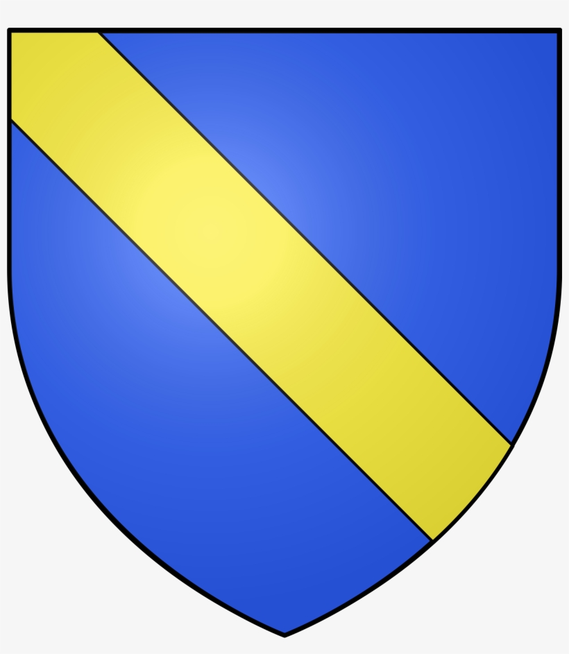 Azure, A Bend Or, Possibly The Most Famous Bend In - Azure A Bend, transparent png