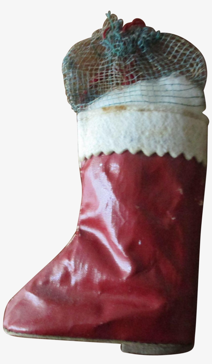 Santa Boot Candy Container 5 Quot From Theorphanage - Virginia, transparent png