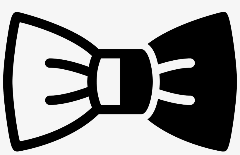 Necktie Filled Icon - Bow Tie Icon, transparent png