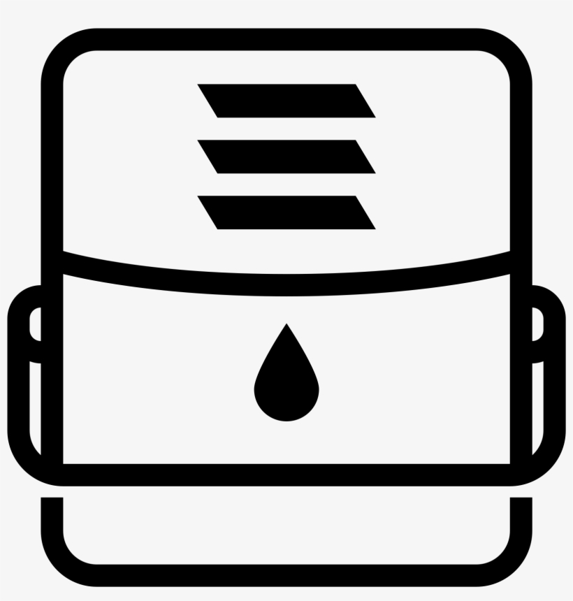 This Looks Like A Square With A Drop Of Blood In The - Icon, transparent png