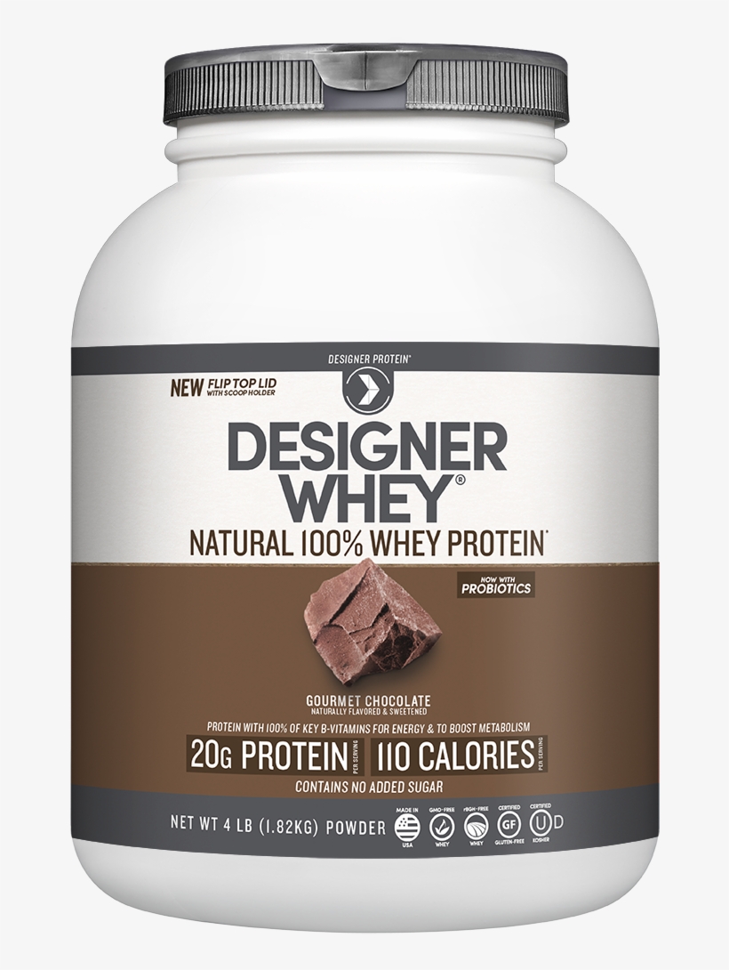 Natural 100% Whey Protein Powder - Designer Whey Protein, transparent png
