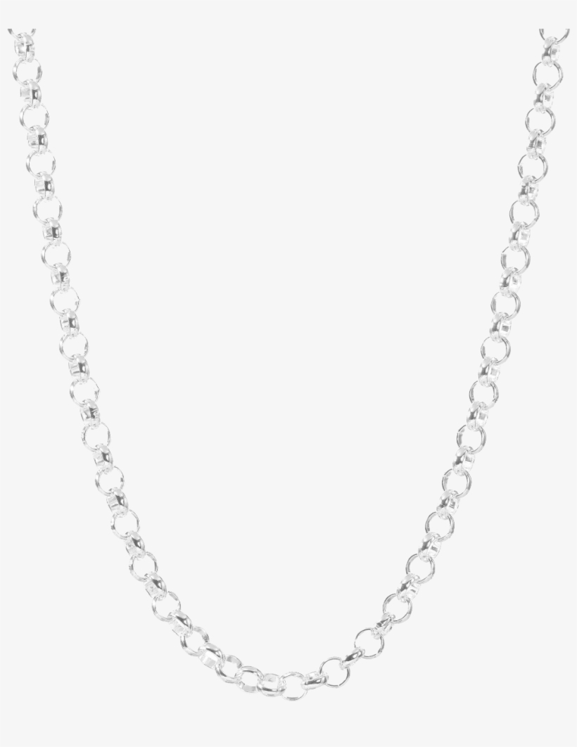 Chain Png Transparent Images Png All - Two Tone Oval - Blue Cameo - Initial Badge Clip Necklace, transparent png