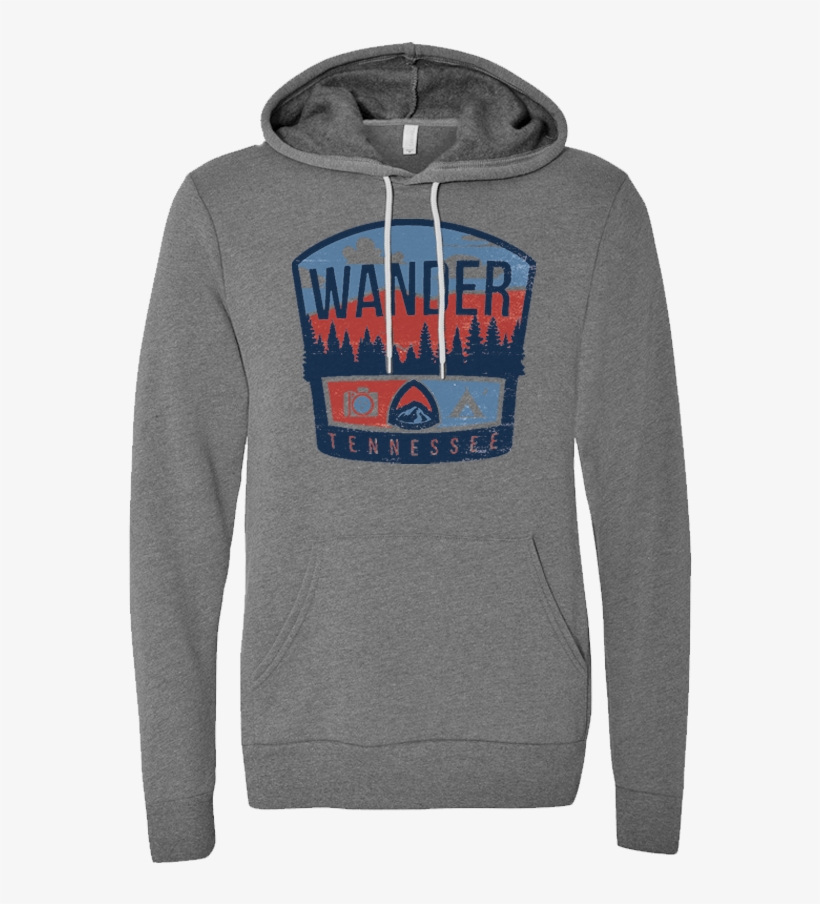 Wander Tennessee Tristar Adventures Hoodie Shirt Tshirt - Bella + Canvas Hooded Pullover Sweatshirt. 3719, transparent png