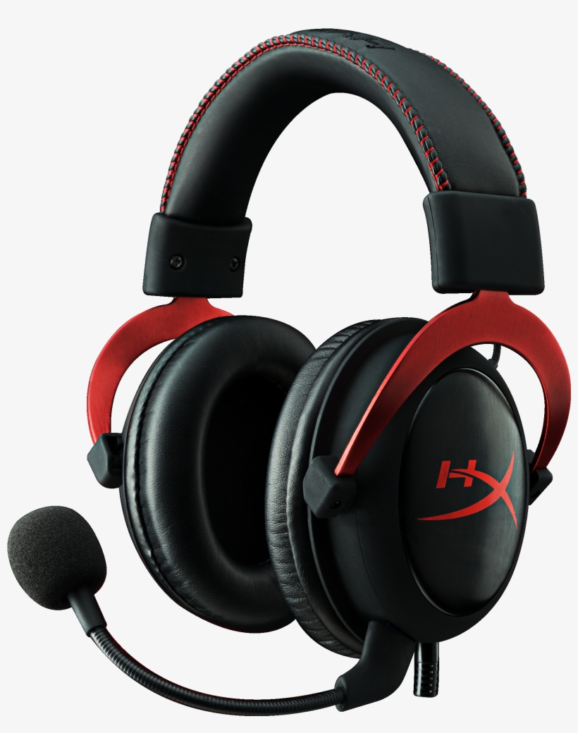 Cloud Red Headset, transparent png