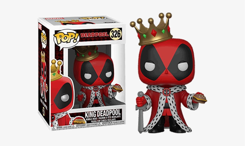 1 Of - Funko Pop King Deadpool, transparent png
