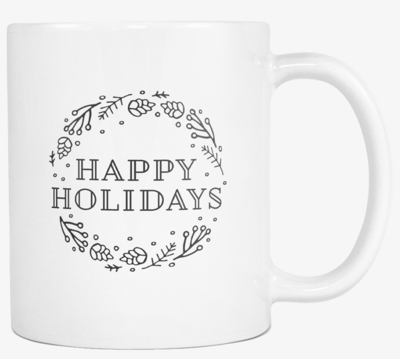 Happy Holidays 2 Mug - Beer Stein, transparent png
