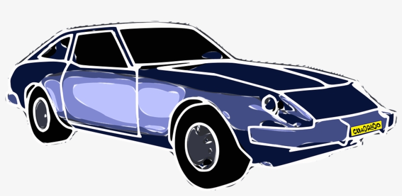 Blue Car Clip Art, transparent png
