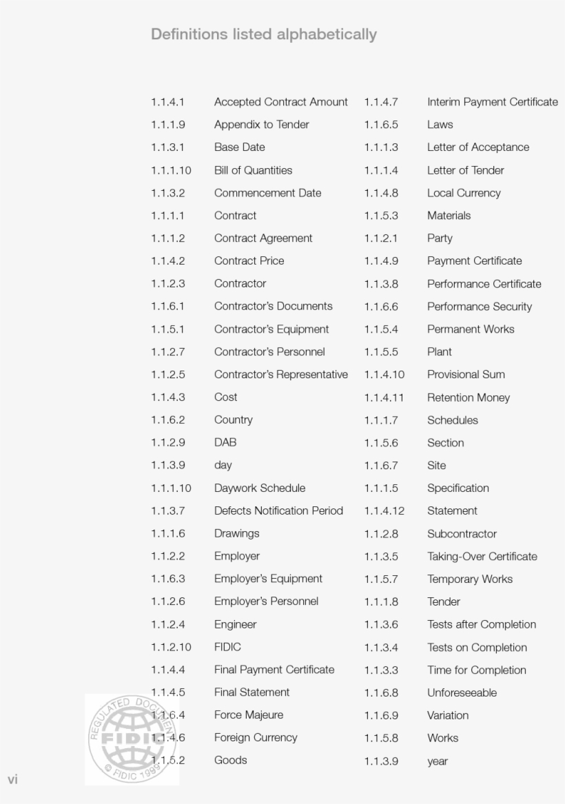 Construction Contract 1st Ed - Fidic, transparent png