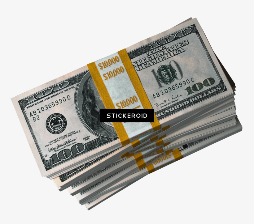 Money Dollars In Hand - 100 Dollar Bill, transparent png