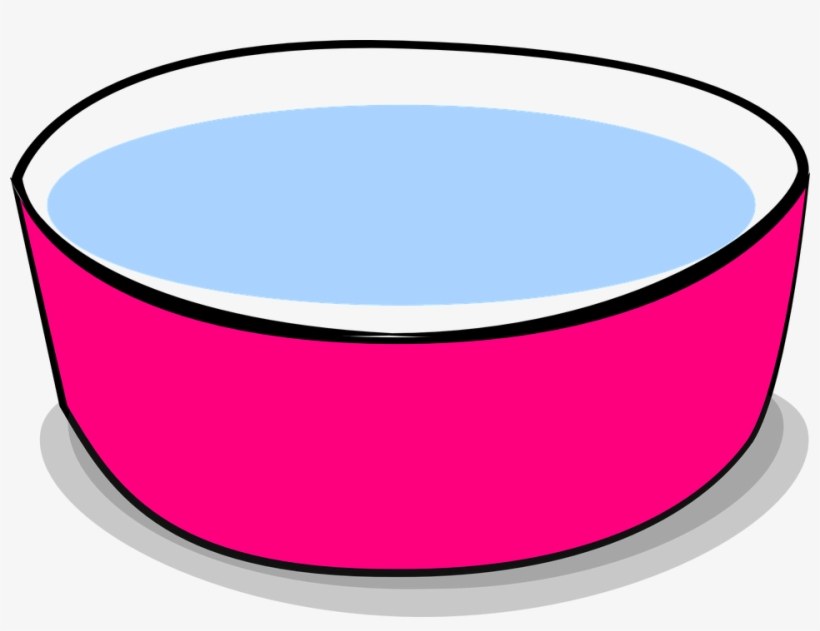 Collection Of Picture Of A Fish Bowl - Cartoon Dog Water Bowl, transparent png
