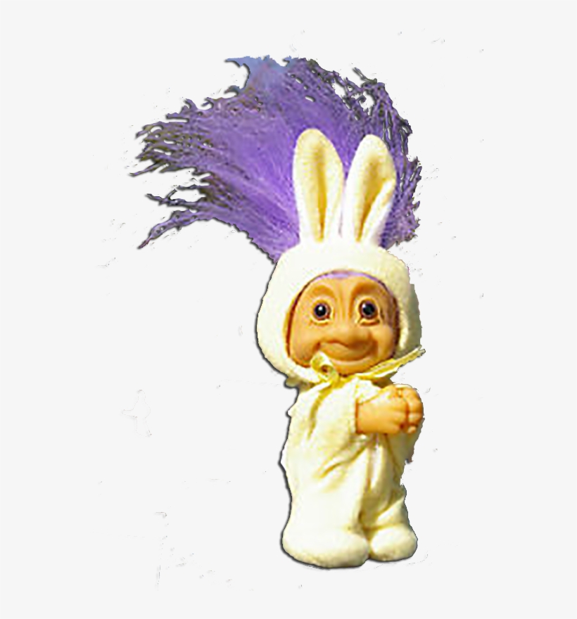 Russ Berrie Easter Troll Clip On Yellow - Trolls Russ Png, transparent png