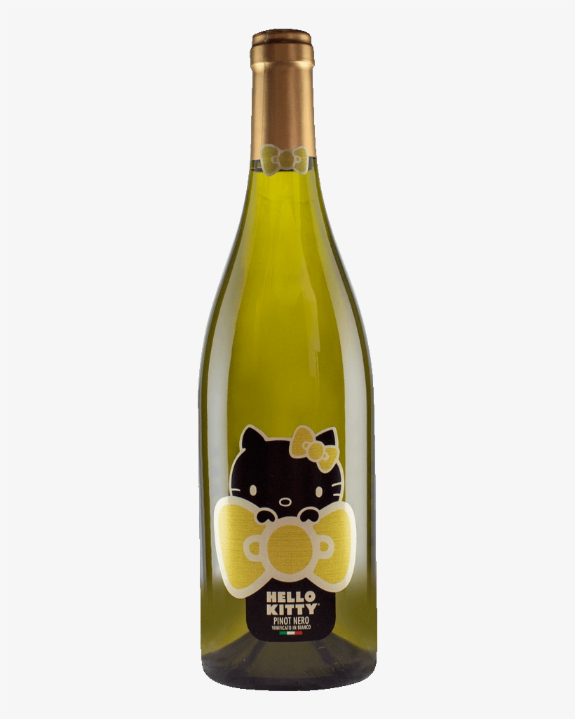 Hello Kitty Pinot Nero Vinified In White, transparent png