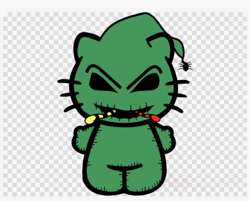 Download Fictional Character Clipart Hello Kitty Oogie - Oogie Boogie Hello Kitty, transparent png