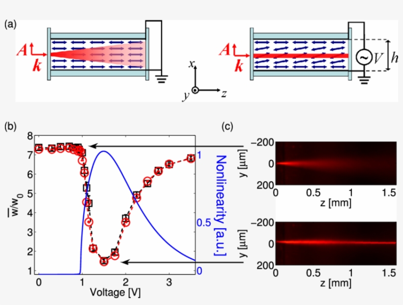 When No Voltage Is Applied, A Light Beam Of Moderate - Electric Field, transparent png