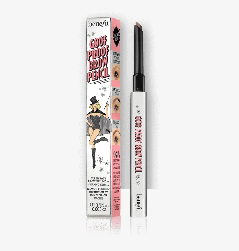 Goof Proof Mini - Benefit Cosmetics Goof Proof Eyebrow Pencil Mini, transparent png