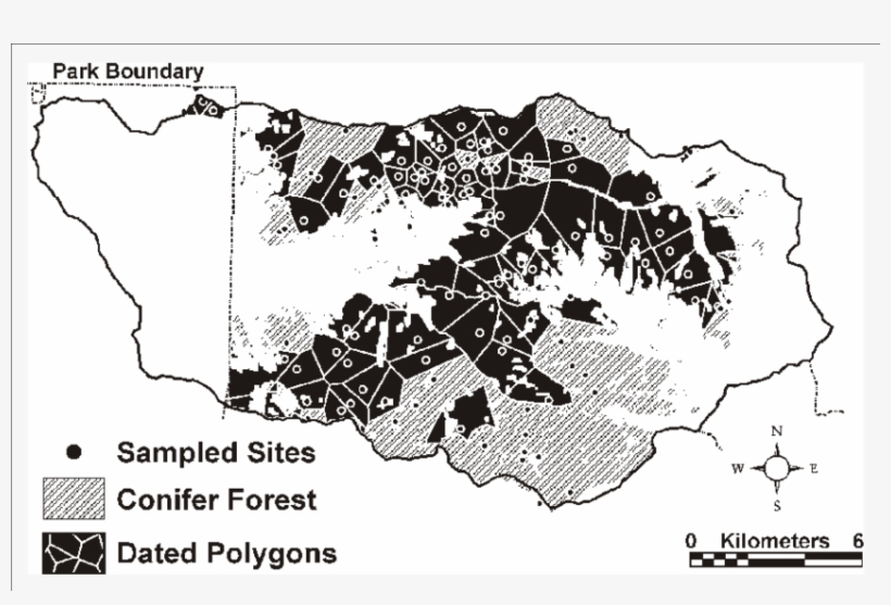 Thiesson Polygons Constructed Around All Sites Where - Map, transparent png