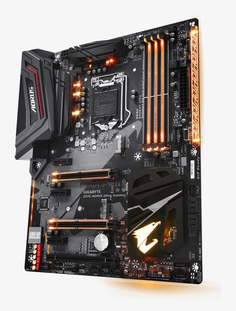 Aorus Gaming 3 Z370, transparent png