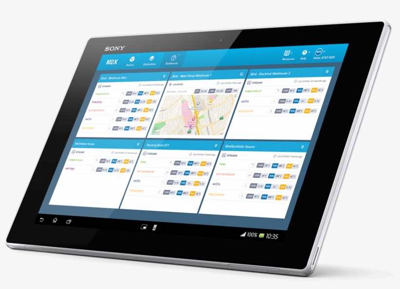 At&t M2x Iot Tablet Data - Tablet Computer, transparent png