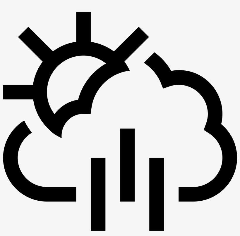 Rain Cloud Icon, transparent png