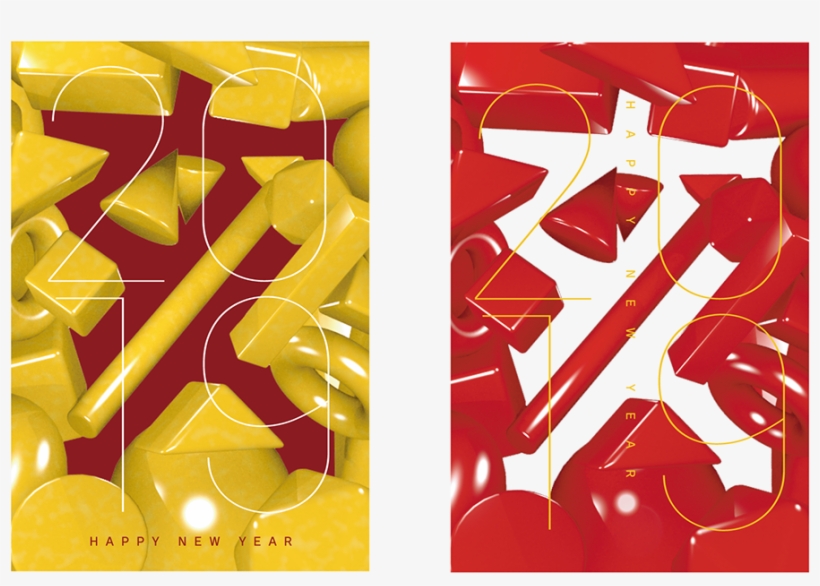 Thank You - New Year Card, transparent png
