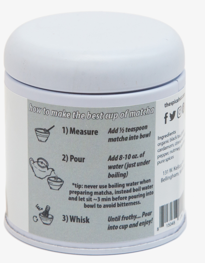 Chai Matcha Tea - Cosmetics, transparent png