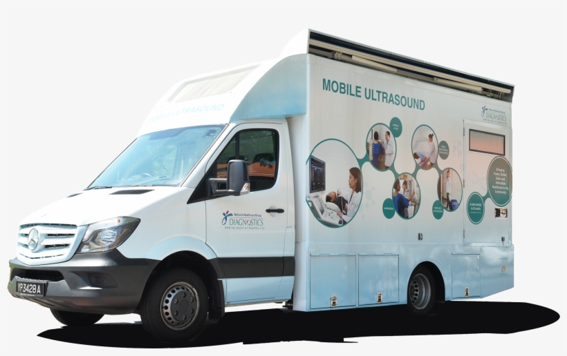 Mobile Us Vehicle - Ultrasound, transparent png