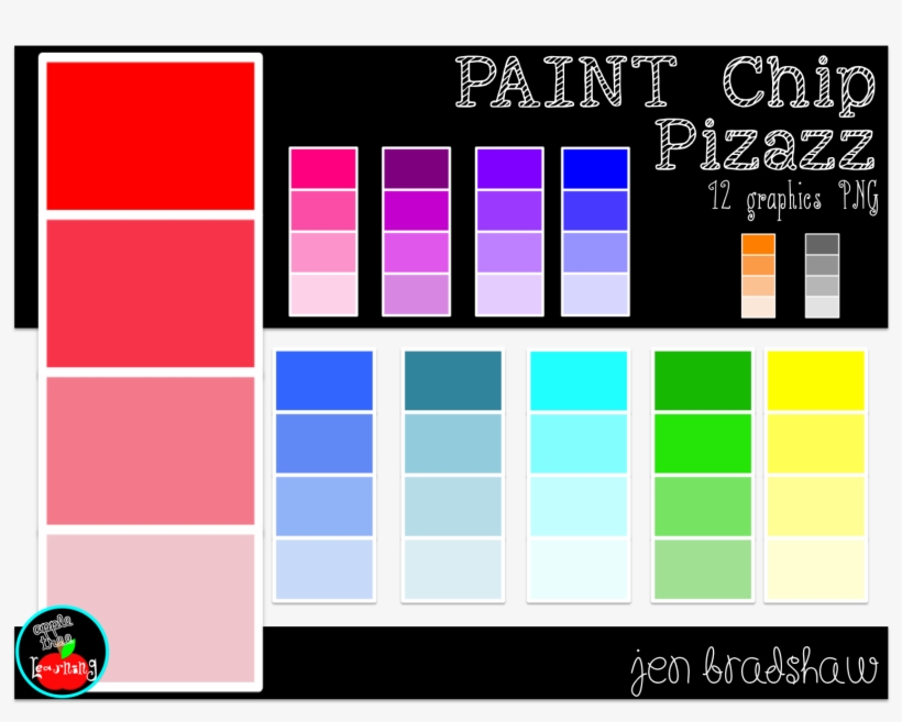 Paint Chip Clip Art ~ Free For Personal Or Commercial - Graphic Design, transparent png