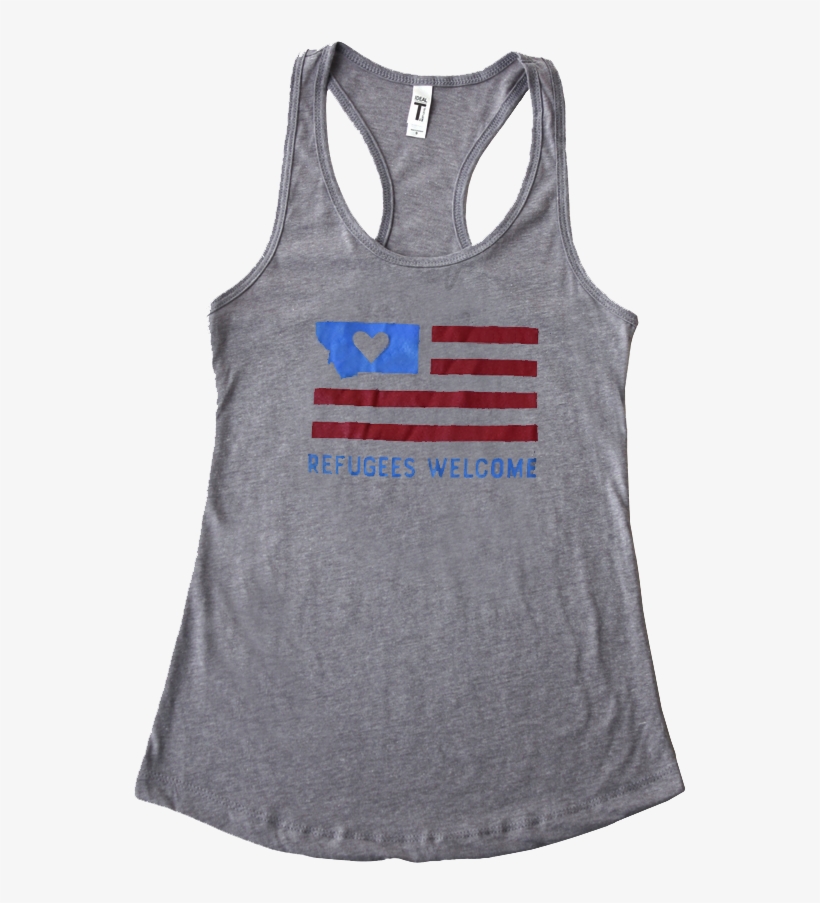 Men's Refugees Welcome Tank, transparent png