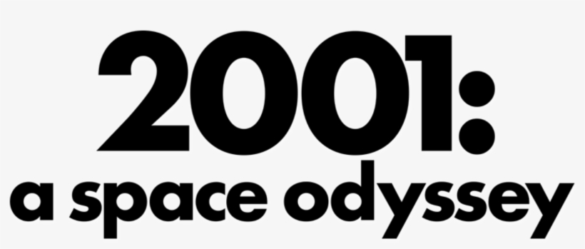 2001 A Space Odyssey Movie Black Logo - 2001 A Space Odyssey Logo, transparent png