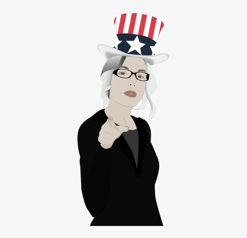 Recruitment, Business Woman, Uncle Sam Hat, I Want - Illustration, transparent png