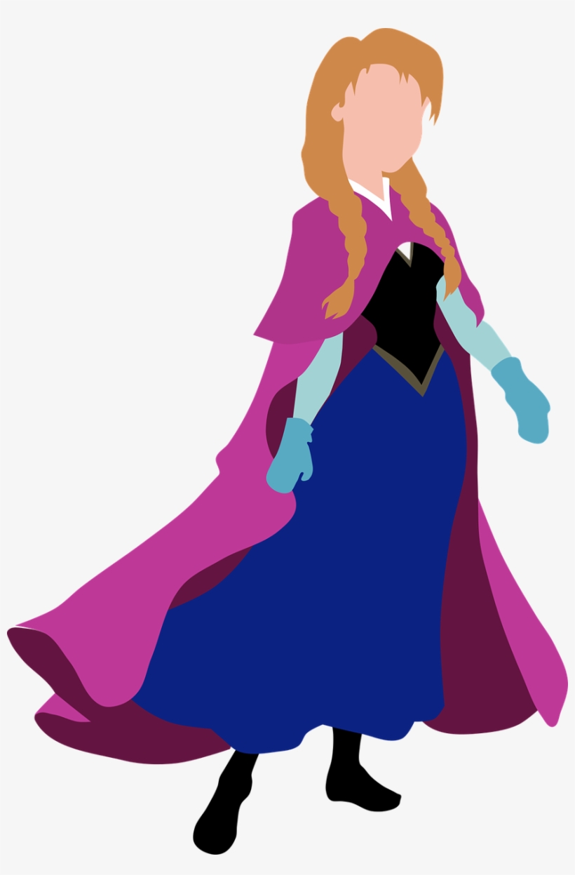 Anna Disney Princess - Cong Chua Vector, transparent png