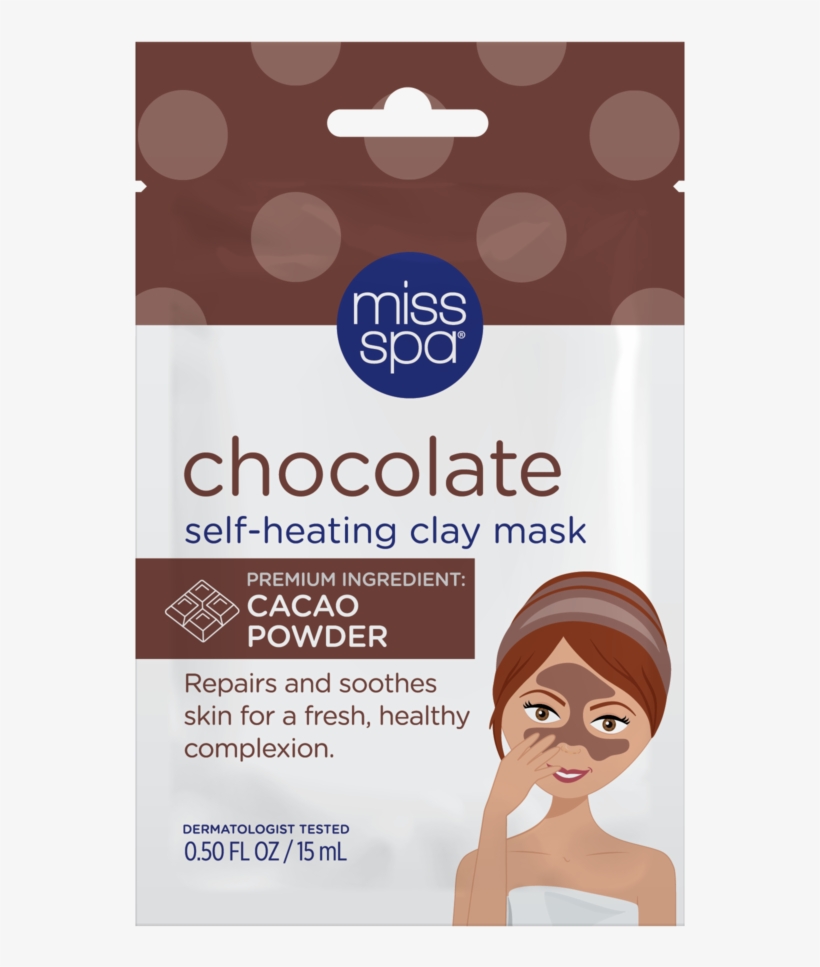 Chocolate Self-heating Clay Mask - Miss Spa Acne Dots, transparent png