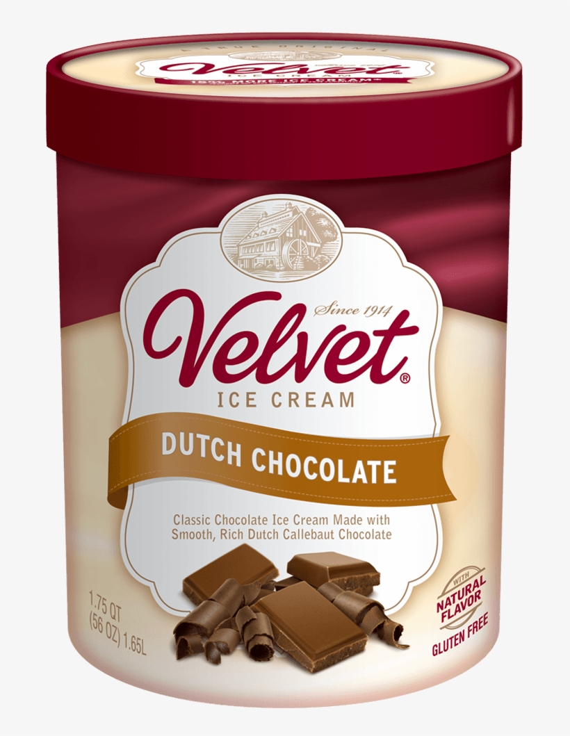 Dutch Chocolate - Velvet Ice Cream, transparent png