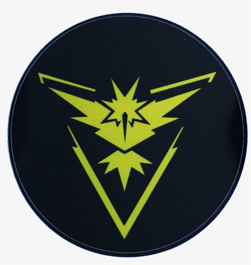 Pokemon Go Team Instinct Black Backgroud - Pokemon Go Teams Phrases, transparent png