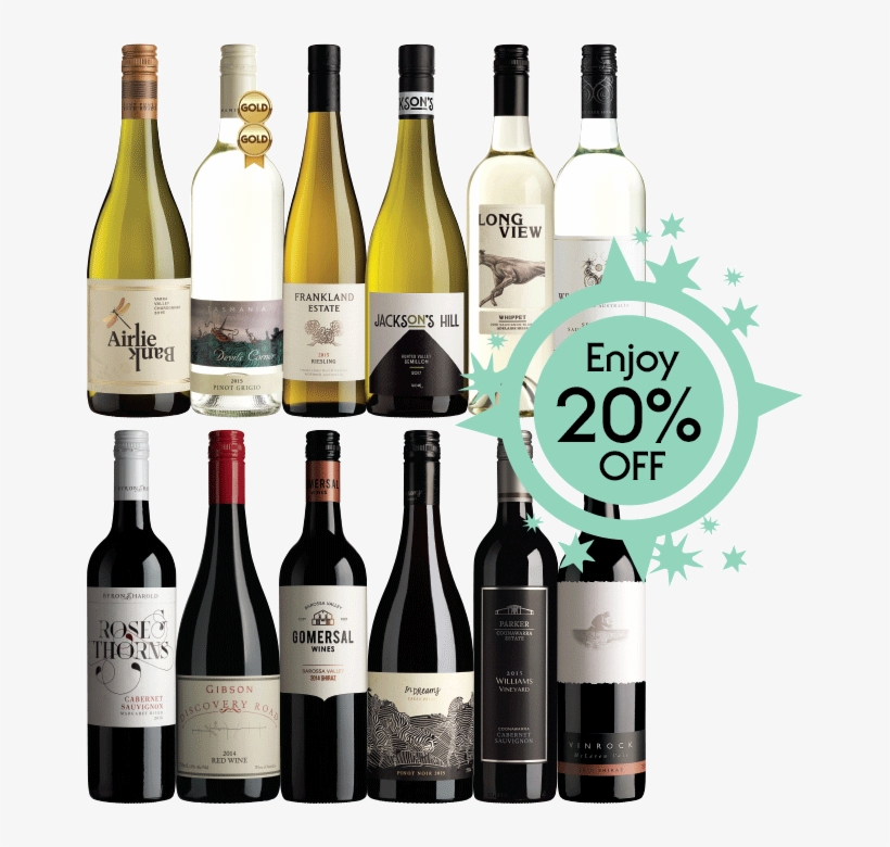 20 Percent Less For Finesse Mixed Dozen - Wa Cabernet Sauvignon 6-pack, transparent png