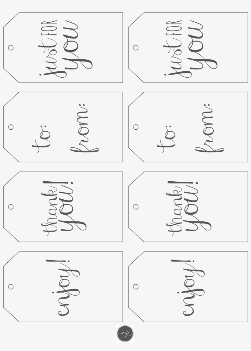 You Can Download These Gift Tags & Print Them On Any - Cropping, transparent png