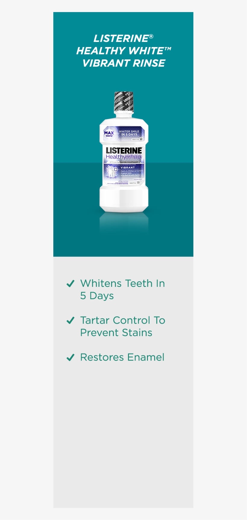 Choose Your Solutions For Healthy Whitening - Listerine Untuk Gigi Putih, transparent png