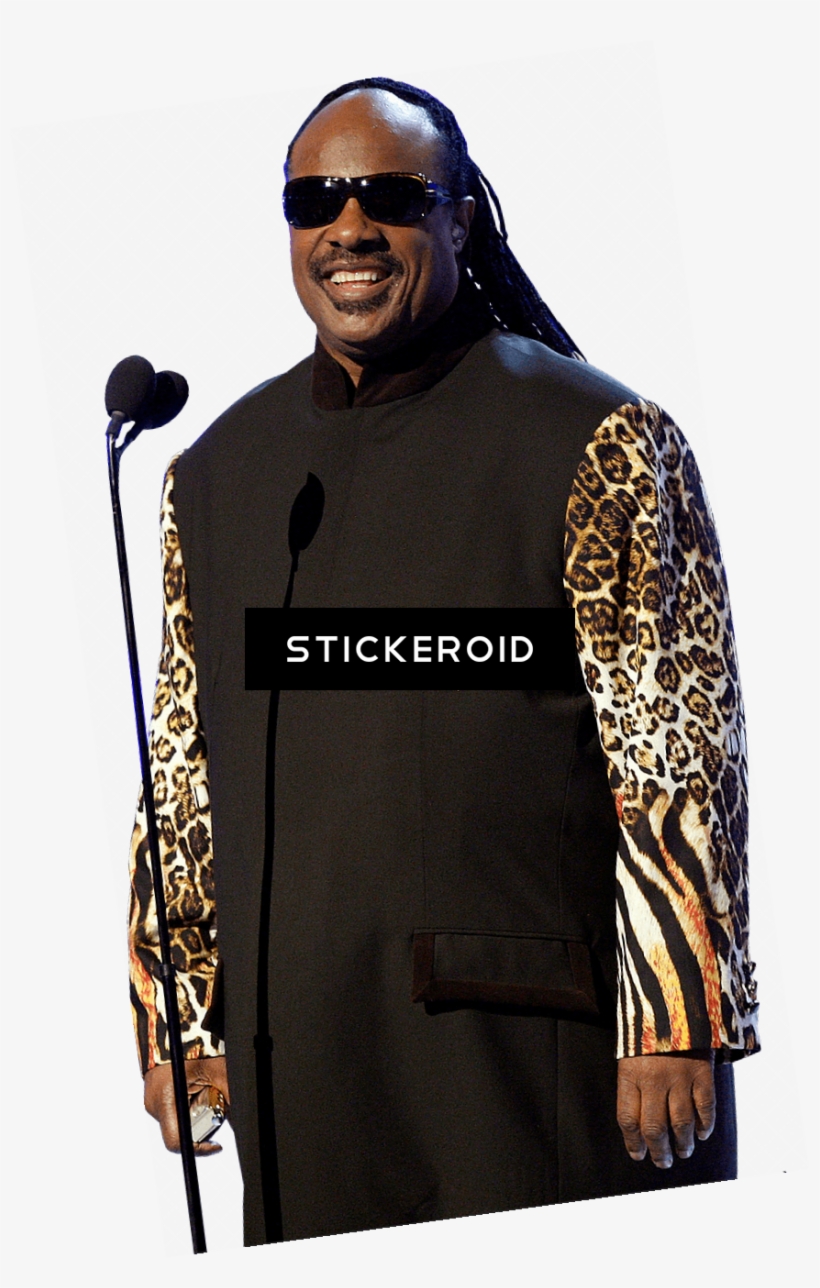 Stevie Wonder Standing - Military Uniform, transparent png