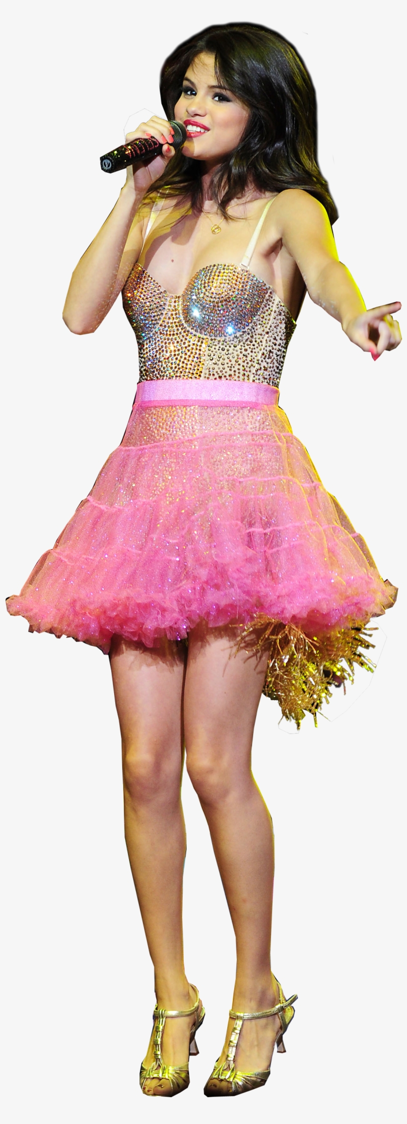 Selena Gomez On Stage Png Image - Selena Gomez, transparent png