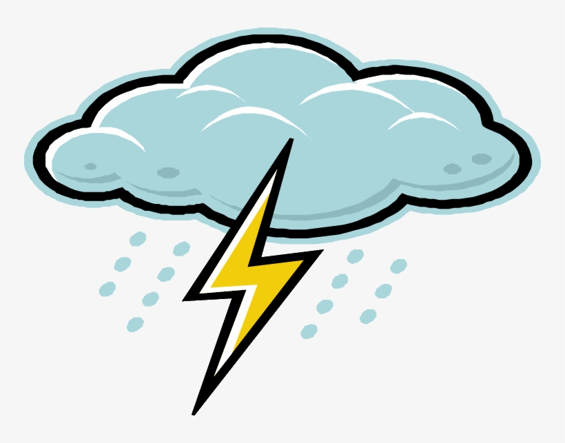 Svg Freeuse Day Ecological Levels Of Organization A - Clouds With Lightning Bolts, transparent png