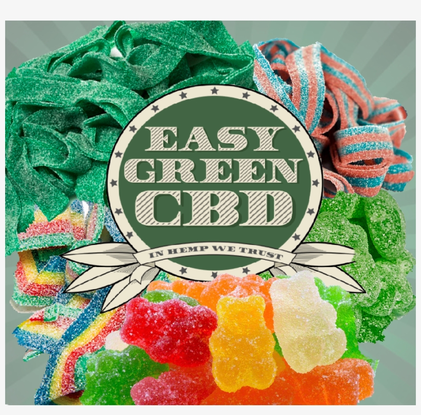 Easy Green Hemp Cbd Gummies Cbd Supply Co - Sour Gummy Bears - 1lb Bag - Bulk Sizes Available, transparent png