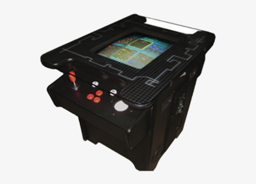 Cocktail Table Arcade Machine With Trackballs - Video Game, transparent png