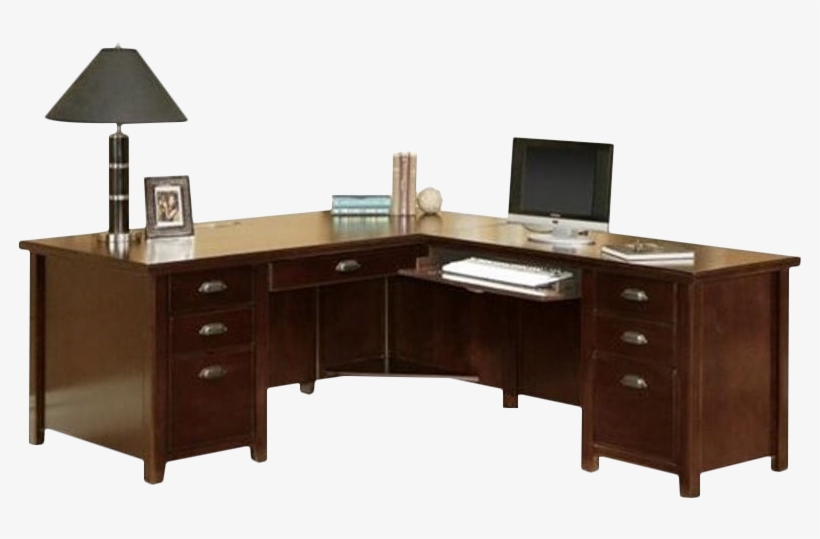 Kathy Ireland Home By Martin Tribeca Loft Cherry Rhf - Martin Home Furnishings Tribeca Loft L-shape Executive, transparent png