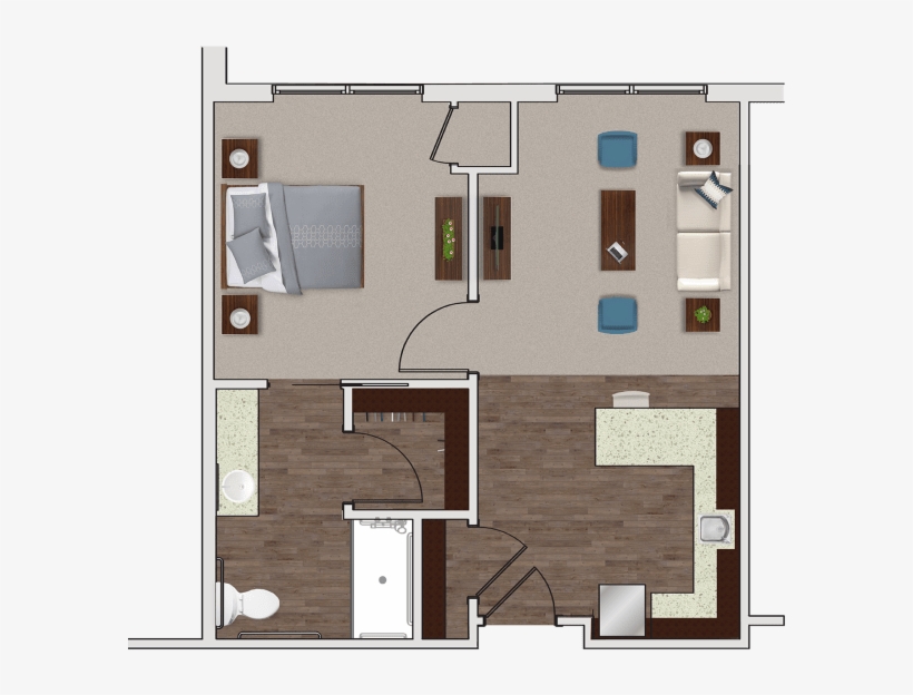 Assisted Living One Bedroom At Stonecrest Of Troy - Stonecrest Of Troy, transparent png