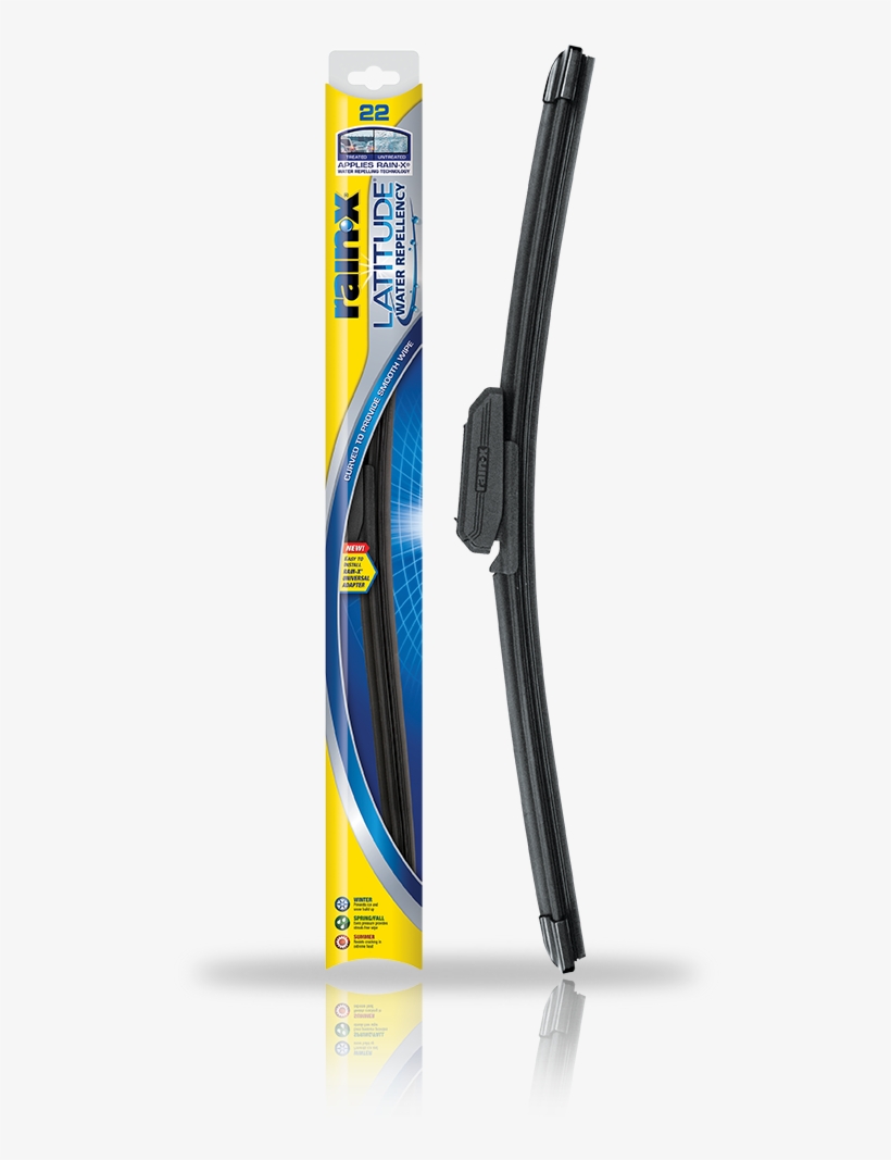 Rain‑x Latitude Water Repellency 2 N 1 Wiper Blades - Itw Global Brands 5079283-2 Latitude Wiper Blade, 17-in., transparent png
